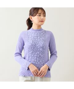 LOBJIE / ロブジェ ニット・セーター | 【日本製】ふくれジャカードセーター