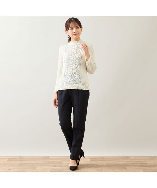 LOBJIE / ロブジェ ニット・セーター | 【日本製】ふくれジャカードセーター | 詳細5