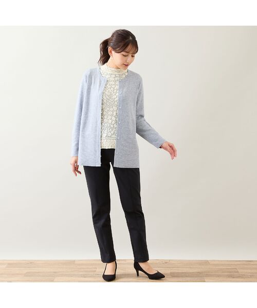 LOBJIE / ロブジェ ニット・セーター | 【日本製】ふくれジャカードセーター | 詳細7