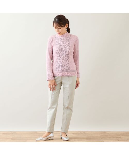 LOBJIE / ロブジェ ニット・セーター | 【日本製】ふくれジャカードセーター | 詳細10