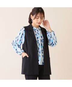 LOBJIE / ロブジェ ベスト | 【洗える・セットアップ可】テーラードジレ