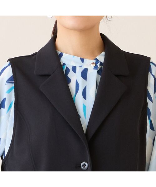 LOBJIE / ロブジェ ベスト | 【洗える・セットアップ可】テーラードジレ | 詳細8