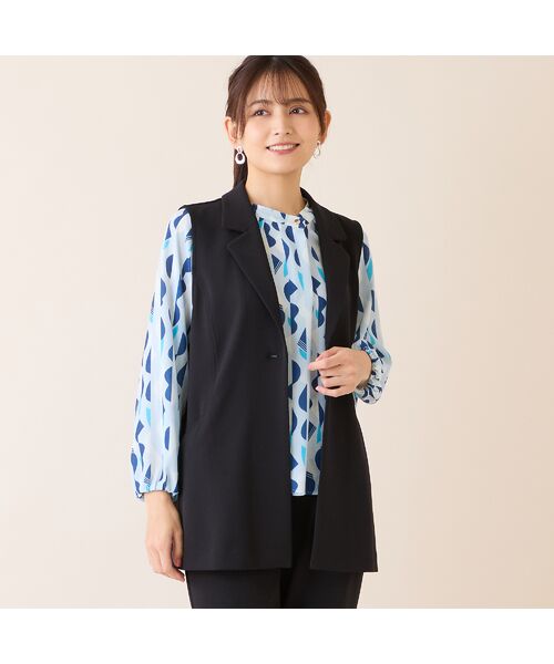 LOBJIE / ロブジェ ベスト | 【洗える・セットアップ可】テーラードジレ | 詳細9