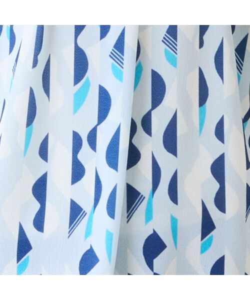 LOBJIE / ロブジェ シャツ・ブラウス | 【洗える・セットアップ可】幾何柄ギャザーブラウス | 詳細11