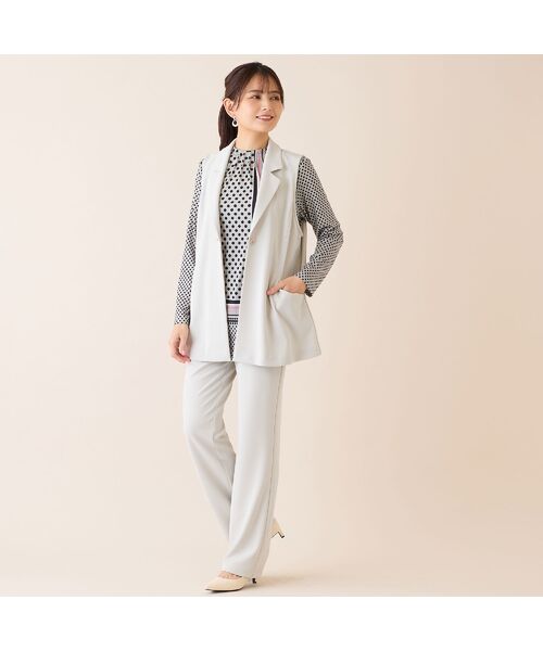 LOBJIE / ロブジェ その他パンツ | 【洗える・セットアップ可】ストレッチストレートパンツ | 詳細5