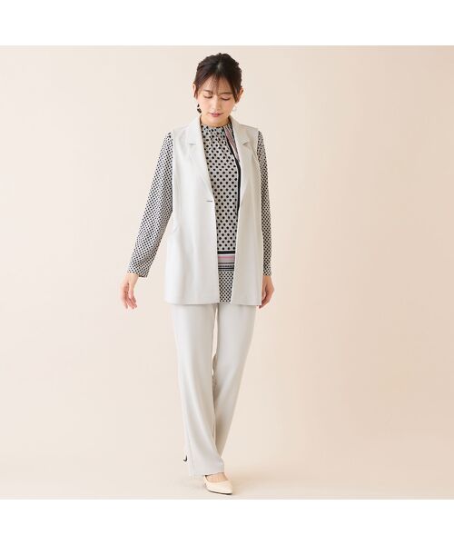 LOBJIE / ロブジェ その他パンツ | 【洗える・セットアップ可】ストレッチストレートパンツ | 詳細6