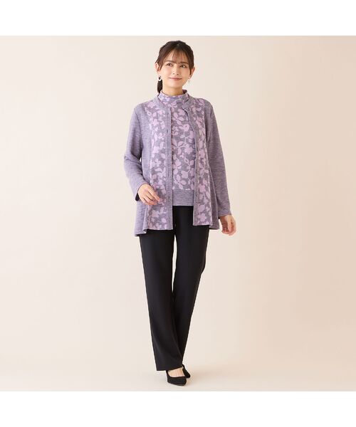 LOBJIE / ロブジェ その他パンツ | 【洗える・セットアップ可】ストレッチストレートパンツ | 詳細12