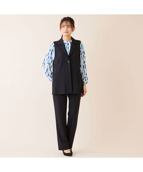 LOBJIE / ロブジェ その他パンツ | 【洗える・セットアップ可】ストレッチストレートパンツ | 詳細16