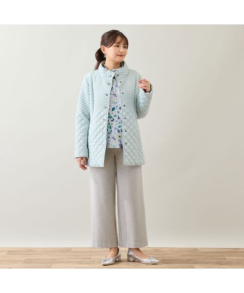 LOBJIE / ロブジェ カットソー | 【洗える・日本製】ボタニカル柄起毛カットソー | 詳細13