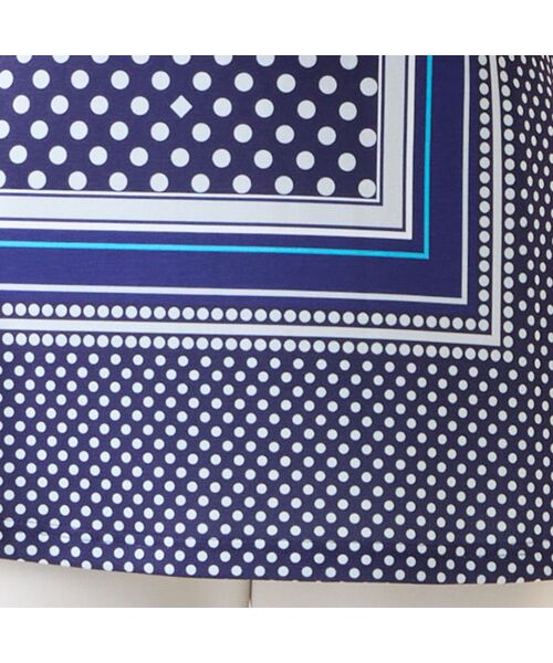 LOBJIE / ロブジェ カットソー | 【洗える・日本製】ドットパネル柄チュニック | 詳細12