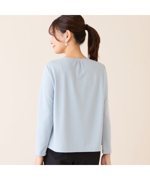 LOBJIE / ロブジェ カットソー | 【洗える・アンサンブル可・日本製】ボタニカル柄カットソー | 詳細1