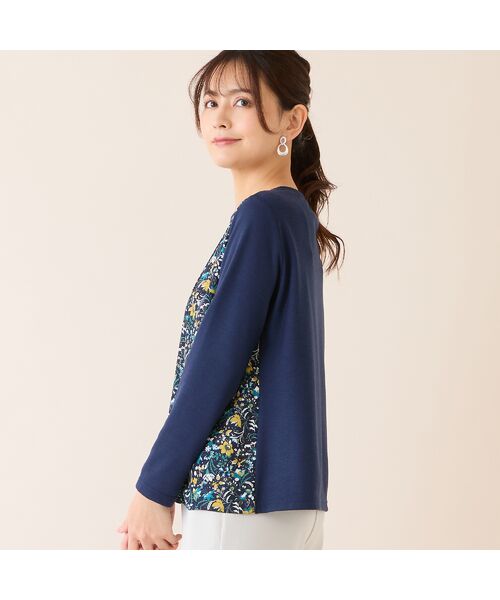 LOBJIE / ロブジェ カットソー | 【洗える・アンサンブル可・日本製】ボタニカル柄カットソー | 詳細8