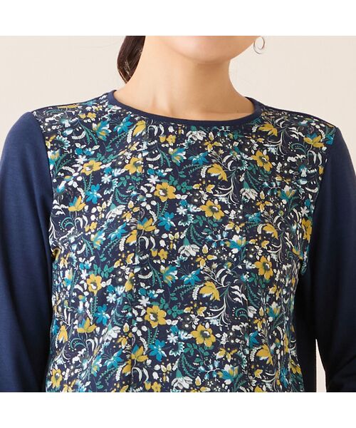 LOBJIE / ロブジェ カットソー | 【洗える・アンサンブル可・日本製】ボタニカル柄カットソー | 詳細10