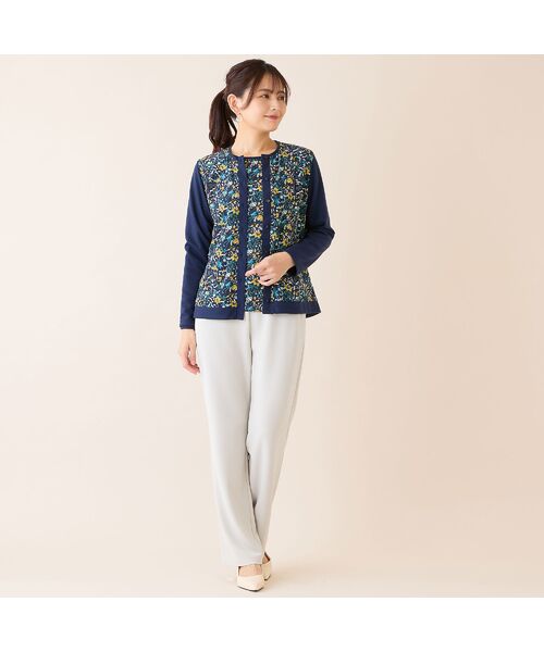 LOBJIE / ロブジェ カットソー | 【洗える・アンサンブル可・日本製】ボタニカル柄カットソー | 詳細13