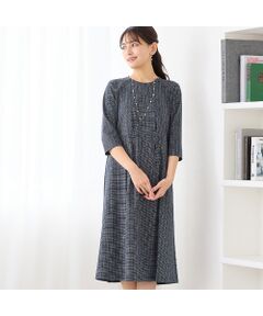 LOBJIE / ロブジェ ミニ丈・ひざ丈ワンピース | 【洗える・清涼快適素材】Breeze Coolワンピース