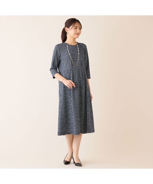 LOBJIE / ロブジェ ミニ丈・ひざ丈ワンピース | 【洗える・清涼快適素材】Breeze Coolワンピース | 詳細10