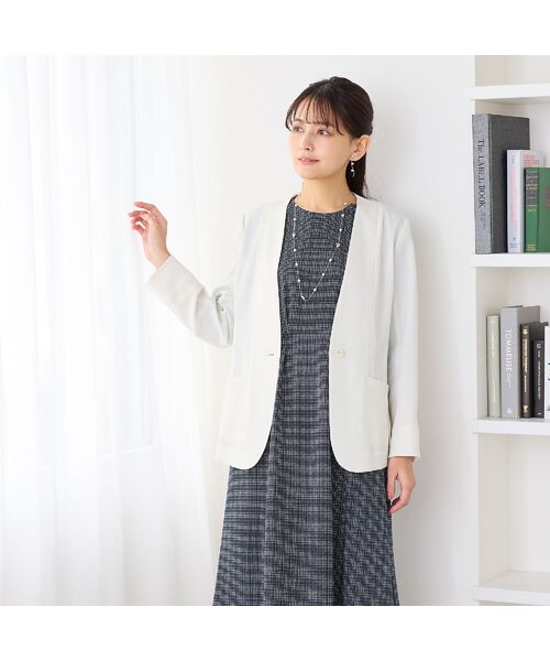 LOBJIE / ロブジェ ミニ丈・ひざ丈ワンピース | 【洗える・清涼快適素材】Breeze Coolワンピース | 詳細4