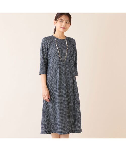 LOBJIE / ロブジェ ミニ丈・ひざ丈ワンピース | 【洗える・清涼快適素材】Breeze Coolワンピース | 詳細6