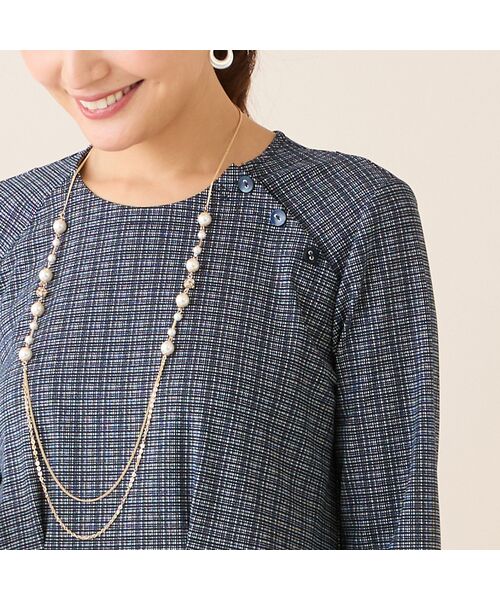 LOBJIE / ロブジェ ミニ丈・ひざ丈ワンピース | 【洗える・清涼快適素材】Breeze Coolワンピース | 詳細8