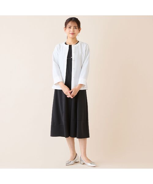 LOBJIE / ロブジェ シャツ・ブラウス | 【洗える】麻混ノーカラーブラウス | 詳細8