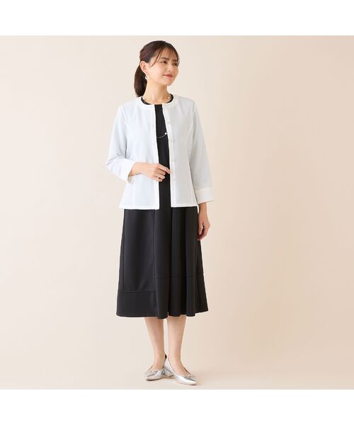 LOBJIE / ロブジェ シャツ・ブラウス | 【洗える】麻混ノーカラーブラウス | 詳細9