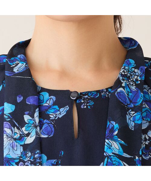 LOBJIE / ロブジェ シャツ・ブラウス | 【洗える】ボウタイフラワーブラウス | 詳細3