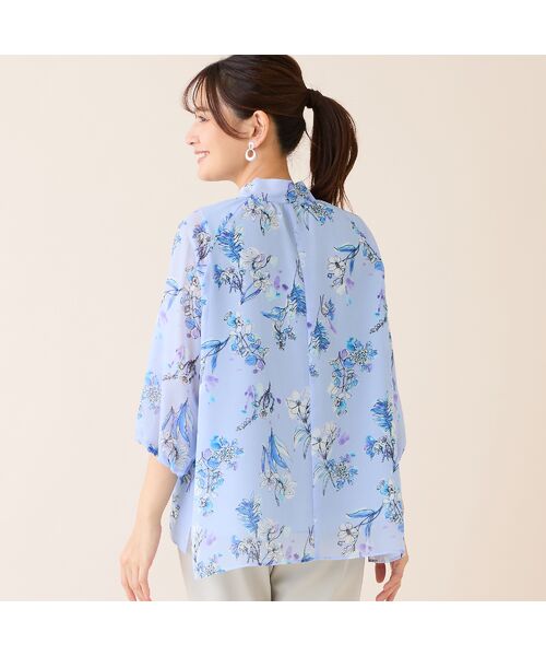 LOBJIE / ロブジェ シャツ・ブラウス | 【洗える】ボウタイフラワーブラウス | 詳細11