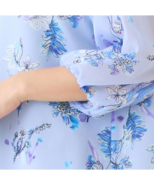 LOBJIE / ロブジェ シャツ・ブラウス | 【洗える】ボウタイフラワーブラウス | 詳細14