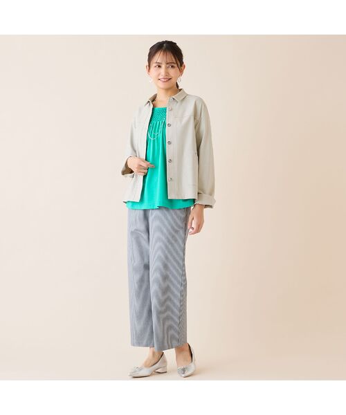 LOBJIE / ロブジェ カットソー | 【洗える】スモッキング刺繍プルオーバー | 詳細15