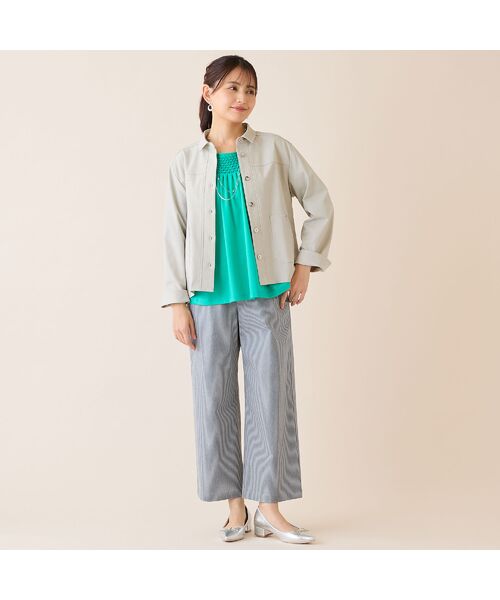 LOBJIE / ロブジェ カットソー | 【洗える】スモッキング刺繍プルオーバー | 詳細16