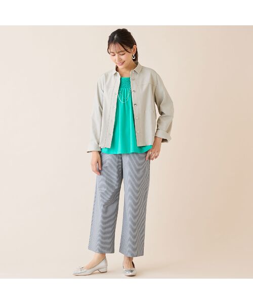 LOBJIE / ロブジェ カットソー | 【洗える】スモッキング刺繍プルオーバー | 詳細17