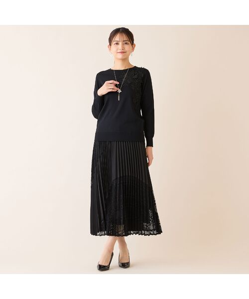 LOBJIE / ロブジェ ニット・セーター | フラワーレースつきセーター | 詳細13