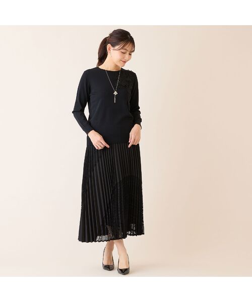 LOBJIE / ロブジェ ニット・セーター | フラワーレースつきセーター | 詳細14