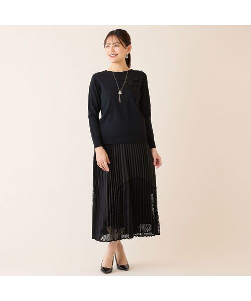 LOBJIE / ロブジェ ニット・セーター | フラワーレースつきセーター | 詳細15