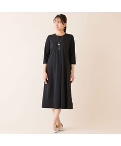 LOBJIE / ロブジェ ミニ丈・ひざ丈ワンピース | 【洗える】タックデザインワンピース