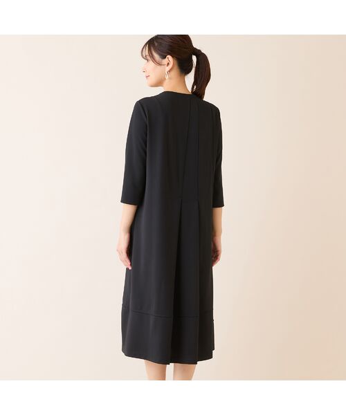 LOBJIE / ロブジェ ミニ丈・ひざ丈ワンピース | 【洗える】タックデザインワンピース | 詳細2