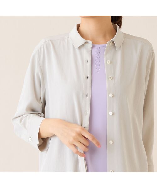 LOBJIE / ロブジェ シャツ・ブラウス | 【洗える・接触冷感】Soalonシャツ | 詳細2