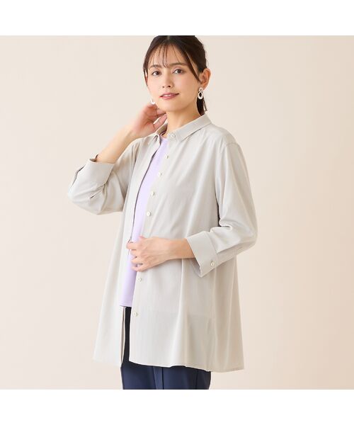 LOBJIE / ロブジェ シャツ・ブラウス | 【洗える・接触冷感】Soalonシャツ（ベージュ）