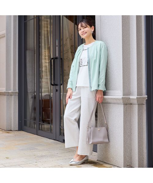 LOBJIE / ロブジェ ノーカラージャケット | 【花粉対策】ノーカラージャケット | 詳細9