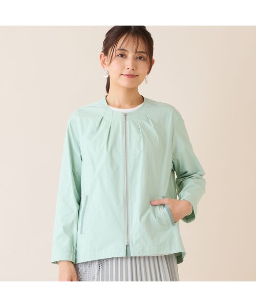 LOBJIE / ロブジェ ノーカラージャケット | 【花粉対策】ノーカラージャケット | 詳細11