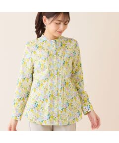 LOBJIE / ロブジェ シャツ・ブラウス | 【洗える・綿100%】小花柄綿ローンシャツ