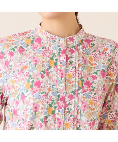 LOBJIE / ロブジェ シャツ・ブラウス | 【洗える・綿100%】小花柄綿ローンシャツ | 詳細3