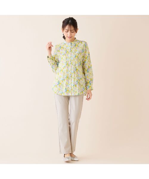 LOBJIE / ロブジェ シャツ・ブラウス | 【洗える・綿100%】小花柄綿ローンシャツ | 詳細8