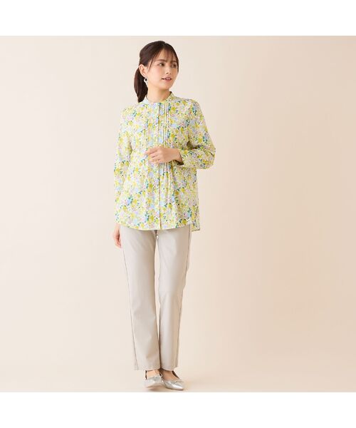 LOBJIE / ロブジェ シャツ・ブラウス | 【洗える・綿100%】小花柄綿ローンシャツ | 詳細9