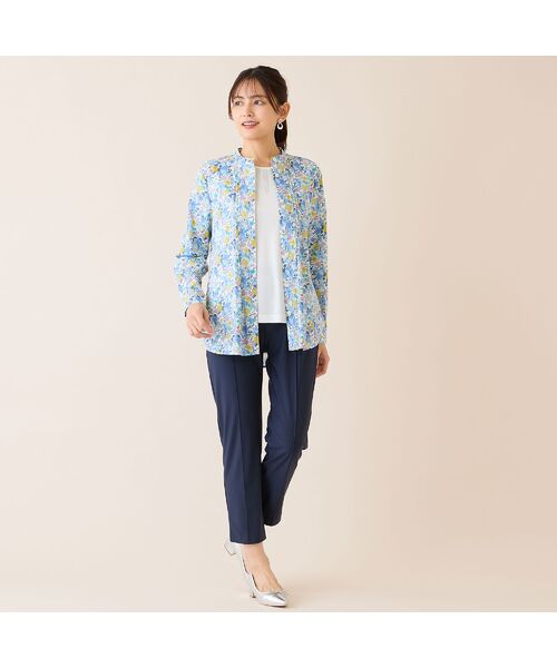 LOBJIE / ロブジェ シャツ・ブラウス | 【洗える・綿100%】小花柄綿ローンシャツ | 詳細15