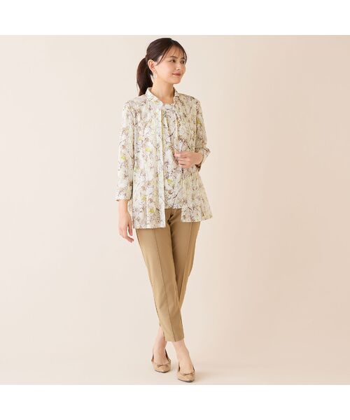 LOBJIE / ロブジェ シャツ・ブラウス | 【洗える・アンサンブル可】花柄チュールシャツ | 詳細6