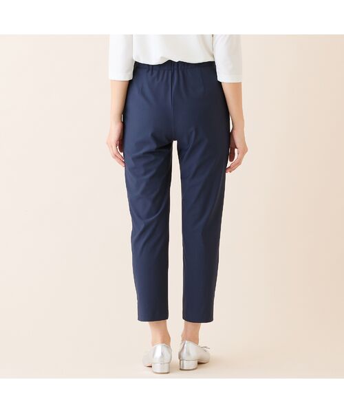 LOBJIE / ロブジェ ショート・ハーフ・半端丈パンツ | 【洗える・接触冷感・S～LLサイズ】フロントピンタック　クロップドパンツ | 詳細10