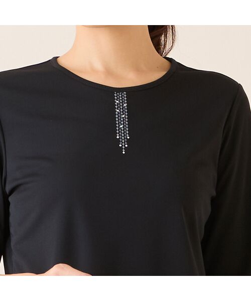 LOBJIE / ロブジェ カットソー | 【洗える・日本製】襟刺繍カットソー | 詳細8