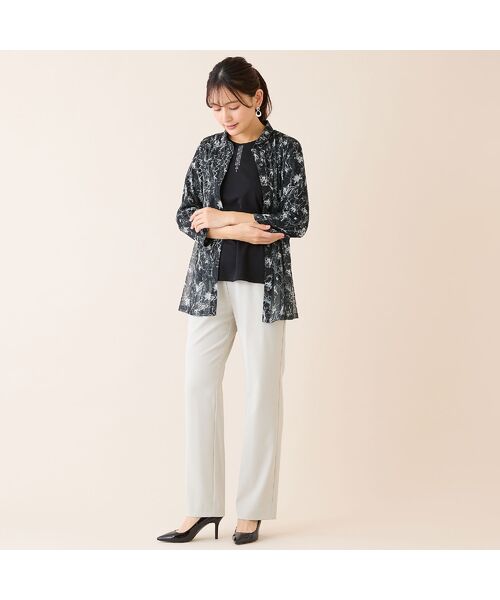 LOBJIE / ロブジェ カットソー | 【洗える・日本製】襟刺繍カットソー | 詳細12