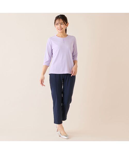 LOBJIE / ロブジェ カットソー | 【洗える・日本製】襟刺繍カットソー | 詳細14